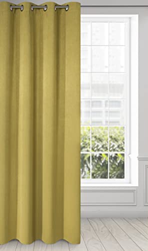 Eurofirany Rossie - Tenda Termica Con Occhielli, 250 G/M2, Oscurante, Moderna, Termoisolante, Per Camera Dei Ragazzi, Soggiorno, Camera Da Letto, 135