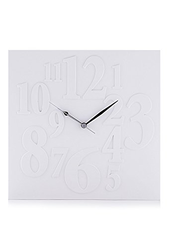 Wink Design,Bakersfield, Orologio Da Muro, Bianco Opaco