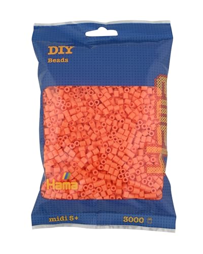 Hama Giocattoloprive Ironing Beads - Albicocca (201-79), 3000 Pezzi.