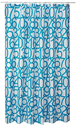 Spirella Cortinatextiil Countdown Acqua 180 X 200 1211696, Bianco, Standard