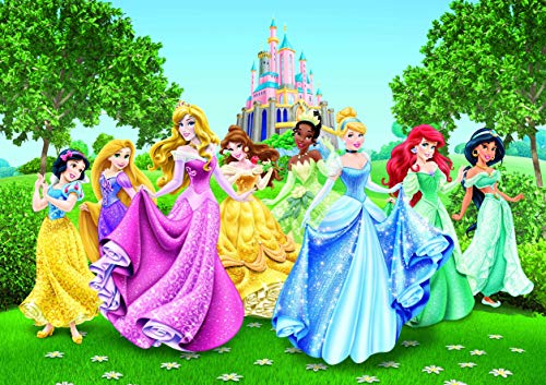 Ag Design Ftd 2207 Stampa Fotografica Decorativa Da Parete, Motivo: Principesse Disney, 360 X 254 Cm, Multicolore (Bunt)