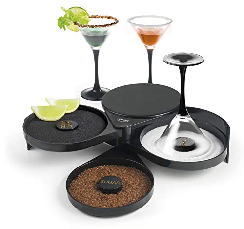 Lacor 62414 62414-Rivettatore Bicchieri Pieghevole Con Tre Vassoi, Accessorio Per Cocktail Senza Bpa, 20 X 16 X 7,5 Cm, Abs, 18/8 Stainless Steel, Mul