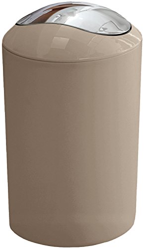 Kleine Wolke 5063271858 - Cestino Per Rifiuti Cosmetici, Modello Glossy, Capacità: 5L, Colore Talpa