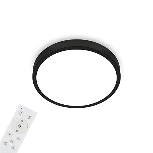 Briloner Leuchten - Led Ceiling Light, Rgbw, Led Ceiling Light, Dimmable, Colourful Light Colours, Neutral White, Surface-Mounted Lamp, Remote Control
