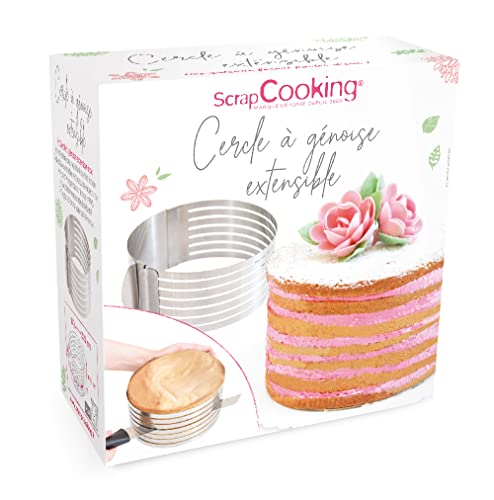 Scrapcooking Kids 1913 Circolo A Génoise Estensibile Acciaio Inox 16Cm X 20Cm X 8.5Cm