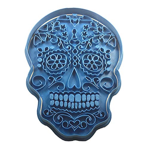 Cuticuter Halloween Teschio Mexican Stampo Per Biscotti, Blu, 20 X 9 X 1.5 Cm