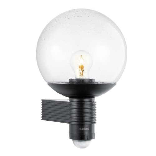 Steinel 611019 - Lampada Da Esterni Con Rilevatore Di Movimento 400 S, Colore: Nero