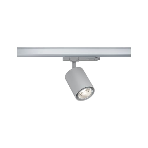 Paulmann 96573 Prorail3 Spot Led Kratos 50° 3000Lm 25W 3000 K 230 V Argentato Sistema Di Illuminazione A Binario 25 W, Argento