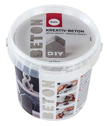 Rayher 34152000 Cucina, Argilla, Argento, Eimer 1 Kg, 1000 Unità