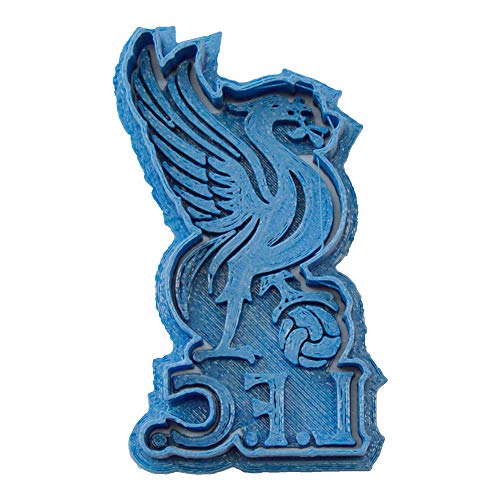Cuticuter Liverpool - Taglierina Per Biscotti Da Calcio, Colore: Blu, 8 X 7 X 1,5 Cm