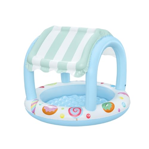 Bestway 52638 Piscina Sweet Shoppe Con Fondo Gonfiabile E Copertura 104X104X84