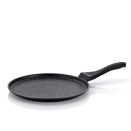 Kela 12223, Padella Per Crêpes, Rivestimento Antiaderente, Alluminio, Adatto A Piani A Induzione, Diametro Di 32 Cm, Stella Nova