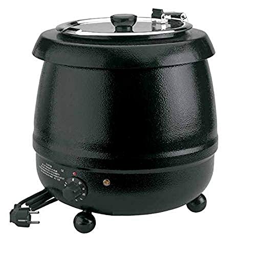 Lacor Pentola Riscaldante Per Zuppa Elettrica. 10 Litri Olla Calentador Sopa Electr. 10 Ltos, Noir, Taglia Unica