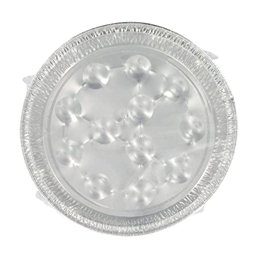 Fackelmann 2433350 Barchette Alluminio X10 Per Lumache, Grigio, 17,3 X 17,3 X 4,8 Cm