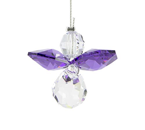 Tierra Zen Cg02 Angelo Custode Di Cristallo Amethyst Febbraio 16 Cm