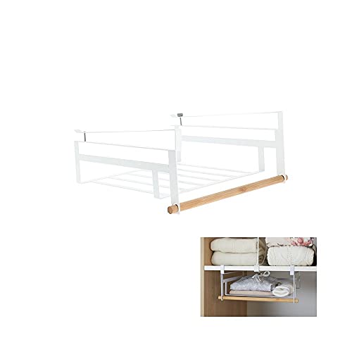 Compactor Cestino Da Appendere Sotto Lo Scaffale Bianco 30.3 X 31 X H.14.8 Cm