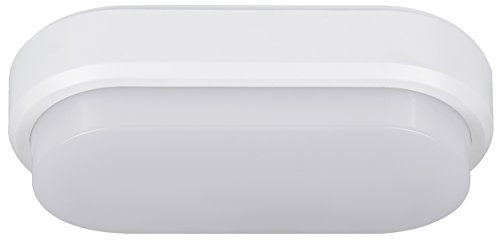 Müller, Luce Led, Lampada Da Ambienti, Bulkhead, Plastica, Bianco, 20 X 10 X 5.5 Cm 8Watts 230Volts
