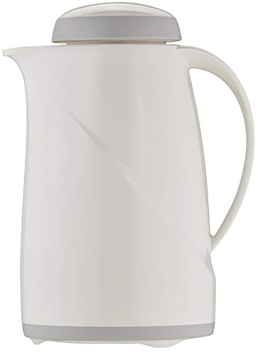 Helios Onda Plastica Caraffa, Plastica, White, 0,6 L