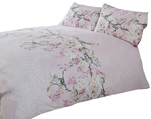 Eloise, Set Di Copripiumino E Federe, Stile Oriental Blossom, Pink, Doppio
