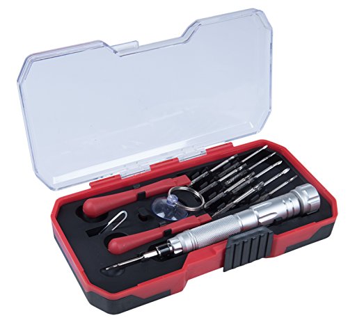 Masidef Member Of The Würth Group Coxb364006 Set Riparazione Smartphone, Tablets, Mp3, Console, Rosso E Nero
