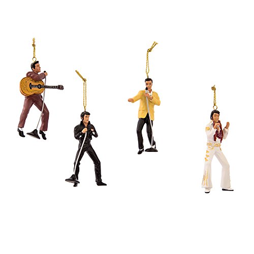 Kurt Adler Elvis Presley - Set Regalo Di 4 Pezzi