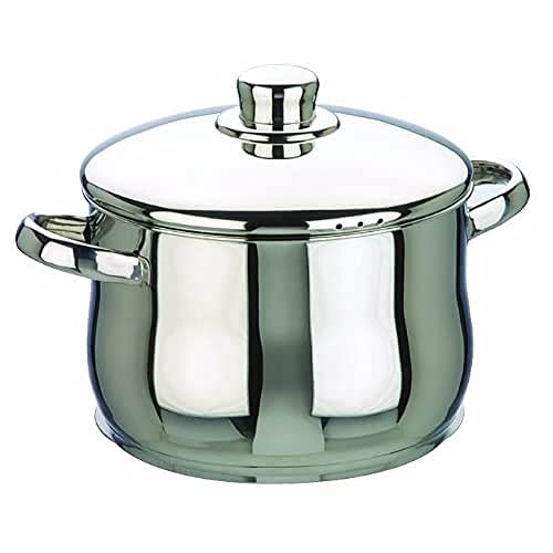 Ibili, Casseruola Con Coperchio Oslo, 20 Cm, Acciaio Inox, Adatta All’Induzione.