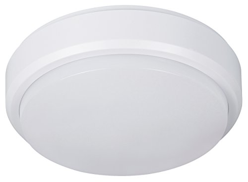 Müller, Luce Led, Lampada Da Ambienti, Bulkhead, Plastica, Bianco, 17.5 X 17.5 X 6.4 Cm 9Watts 230Volts