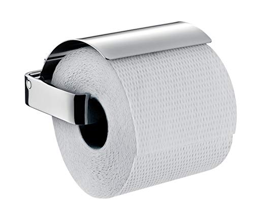 Emco Loft 50000100, Chrome, Toilet Paper, Lid, Roll Holder, Wall Mounted, Aluminium, One Size