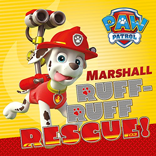 Pyramid International - Stampa Su Tela, Motivo: Paw Patrol (Marshall), 30 X 30 Cm, In Legno, Multicolore, 30 X 30 X 1,3 Cm