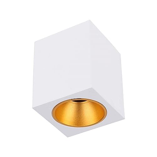 Vt-979 Surface Mounted Gu10 Fitting Square White