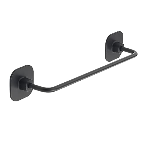 Gedy | Teide Porta Asciugamani Bagno In Acciaio Inox E Cromall, Finitura Nera, Dimensioni 5,3 X 30 X 6,7 Cm E Peso 0,26 Kg