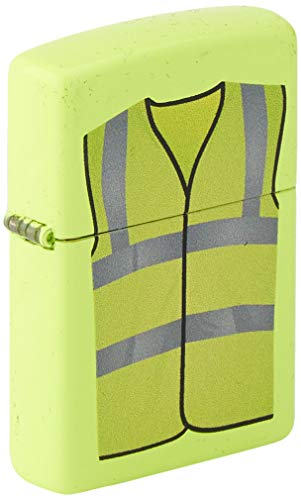 Zippo 60004654 Accendini, Ottone, Neon Yellow, Unico