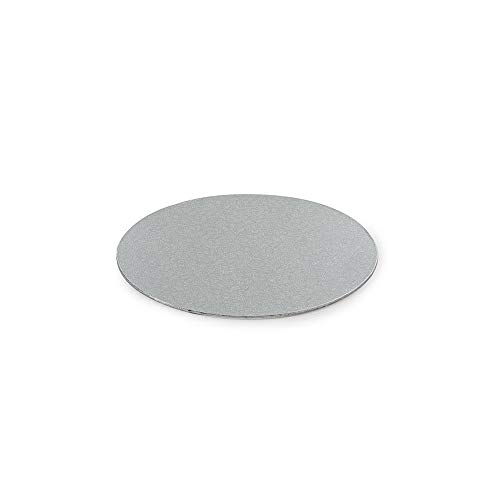 0931300 Decora - Cake Board Sottile Silver Ø 16 Cm X H 3 Mm 6 Inch