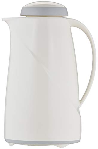 Helios Onda Plastica Caraffa, Plastica, White, 1,0 L