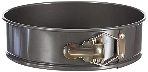 Quid Sweet Grey 7559003 Stampo Da Forno Rotondo, Apribile, Grigio Scuro, 22 Cm