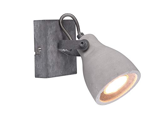 Trio 802500178 Concrete Faretto, 1X42 Watt, Calcestruzzo, 10X15X18 Cm