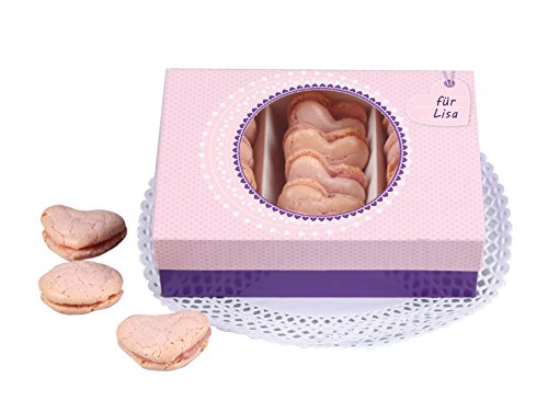Dr.Oetker Scatola Regalo (Per Amaretti E Biscotti) Set Di 2 17X12X6 Cm In Rosa, Tessuto, Rosa/Viola, 17 X 12 X 6 Cm