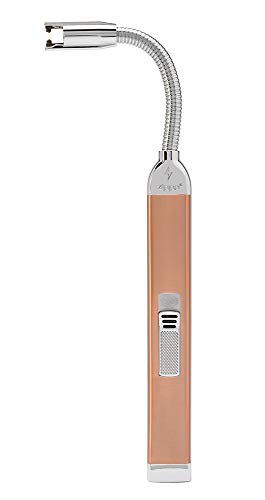 Zippo 2006828 Rechargable Candle Lighter Flexneck-Rose Gold Accendino In Alluminio, Mirtillo Rosso
