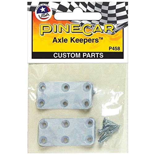 Woodland Scenics Pine Car Derby, In Metallo, Motivo Asse Parti Keepers