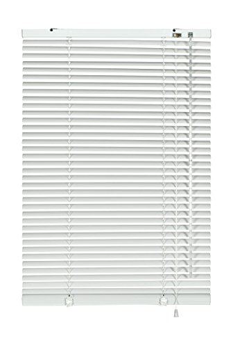 Deco Company 23-3016 Veneziane Con Morsetto, Alluminio, Bianco, 95 X 175 Cm