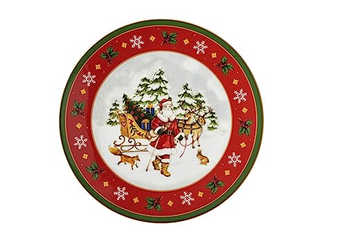 Piatto Per Torta A.F.Gr. Happy Wintertime 28 Cm