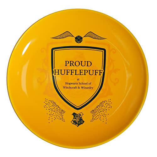 Harry Potter Half Moon Bay Hufflepuff Plate | Piatti E Piatti Piani Per Bambini | Piatto Singolo Decorazioni Per Feste Regali Per Donne | Piatti Riuti