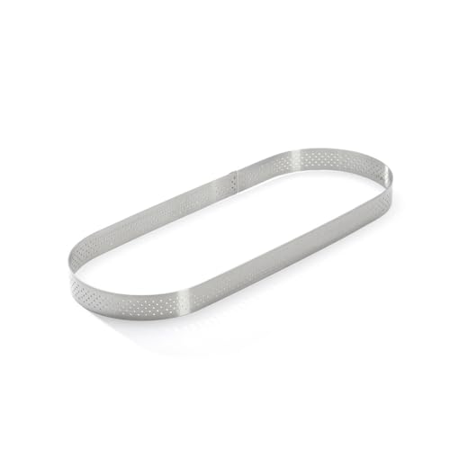 De Buyer Stampo Ovale In Acciaio Inox Perforato, Lung 30 Cm, 3099.43