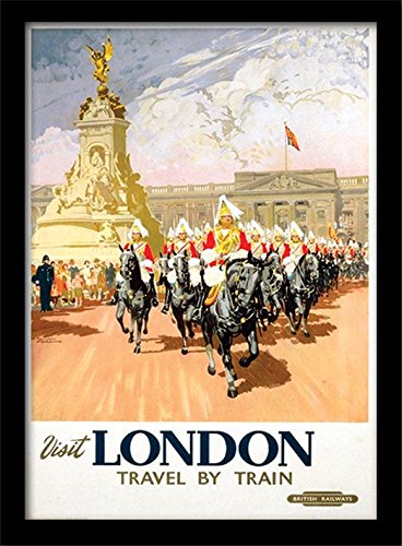 Pyramid International Londra (12) Con Stampa Artistica, Memorabilia, Multicolore, 30 X 40 X 1.3 Cm