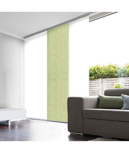 Madecostore - Pannello Giapponese, In Paglia Intrecciata, 45 X 260 Cm, Colore: Verde Felce