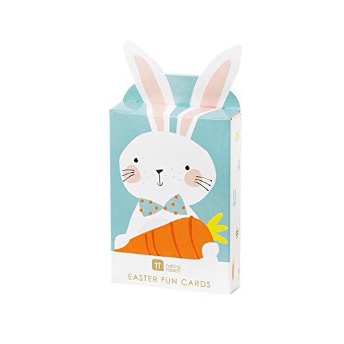 Talking Tables Eastertrivia Hop To It Easter Fun Cards Pack Of 52, Plastica, Multi-Colour