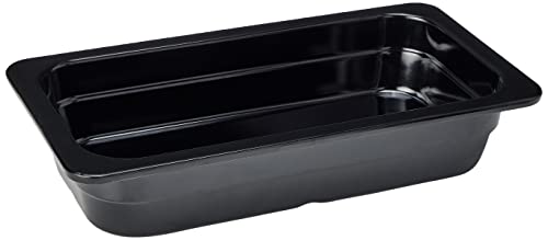 Lacor Contenitore In Melamina Gn 1/3, Nero, 2,5 Litri