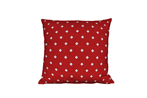 Maison Decor Cordoba 21 – Cuscino, 45 X 45 Cm 45.0X15.0X45.0 Cm Rosso