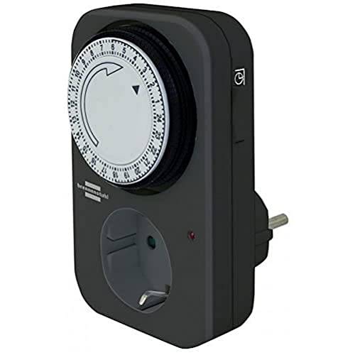 Brennenstuhl 1506454 Timer Giornaliero Mz 20, Antracite, Fr