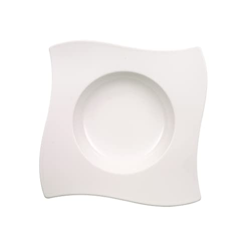 Villeroy & Boch Newwave Piatto Di Zuppa, Porcellana Premium, Bianco